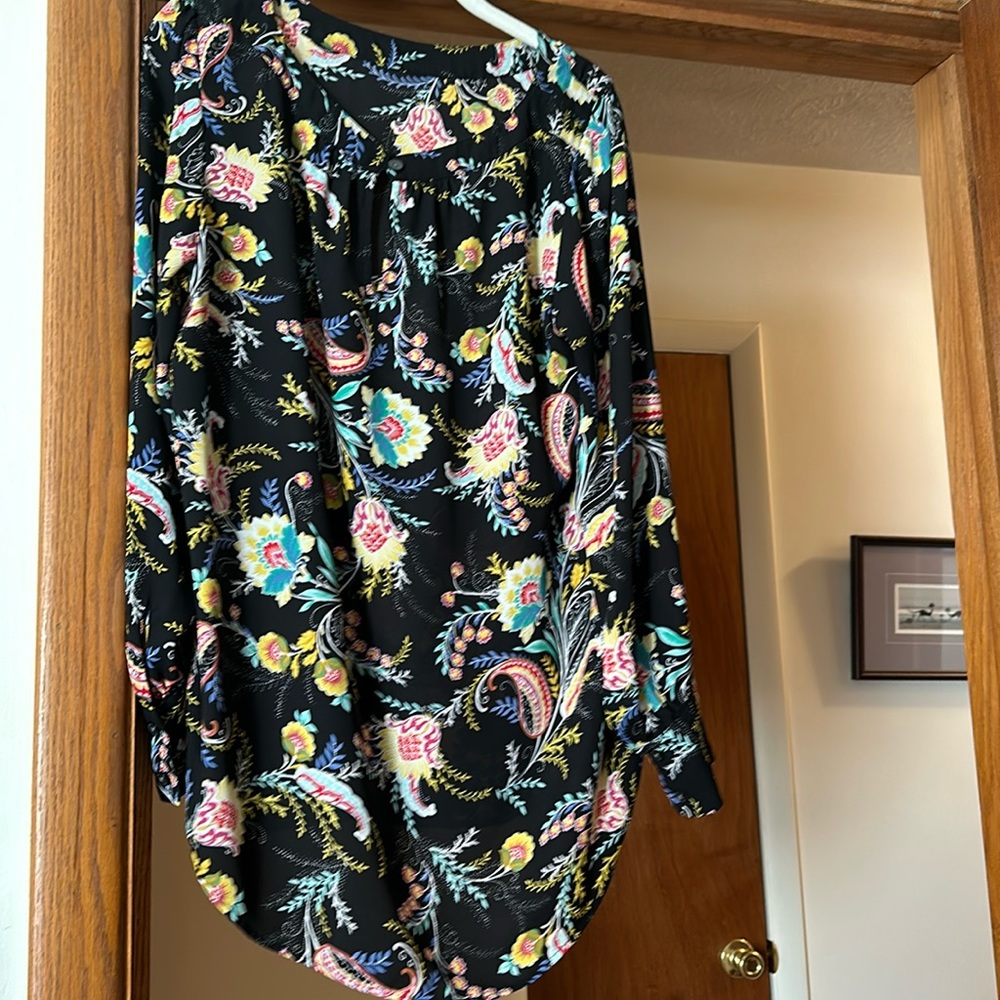 LOFT Floral Blouse